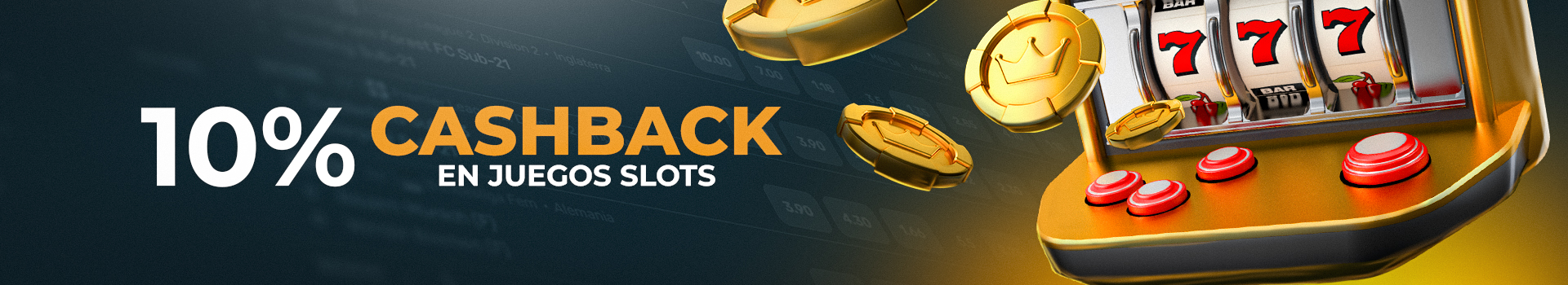 10% CashBack en Slots 10% CashBack en Slots