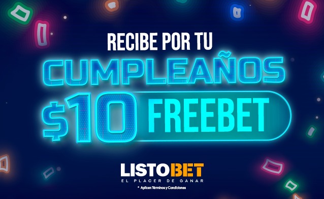 Bono de cumpleaños Listobet